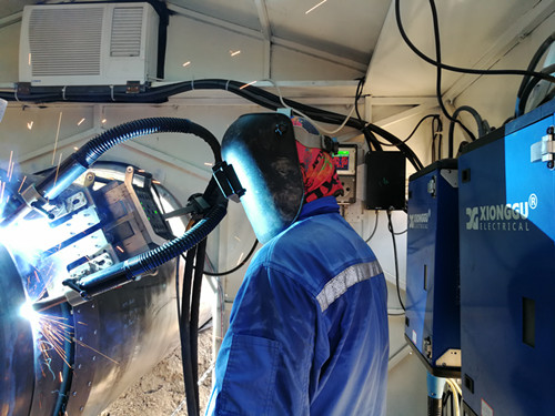 熊谷管道自动焊机应用于泰国五号线天然气管道建设