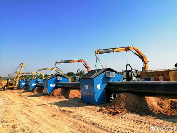 熊谷管道全自动焊机助力泰国5号线