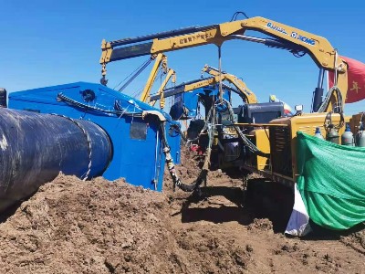 北京燃气LNG应急管道项目工程使用熊谷管道自动焊机