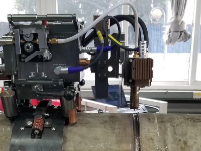 漂亮！熊谷管道全自动单炬焊机A-305与DPS-500P绝佳搭配！